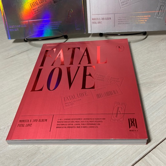Monsta X Fatal Love 3rd Album Versions 2 3 4 Kpop CD Photobook Collection 2020 - Picture 4 of 12